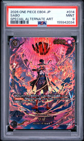 Sabo PRB02-014 SP EB04 Egghead Crisis Giapponese – PSA 9 | One Piece