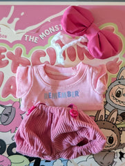 Vestito Labubu - Set Super Rosa per Labubu - Mix & Match!