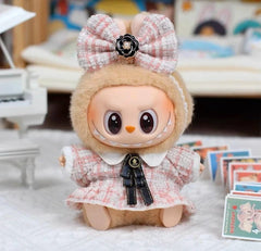 Vestito Labubu - Set Super Chic Rosa per Labubu - Stile Coquette