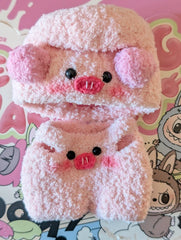 Vestito Labubu - Maialino Rosa