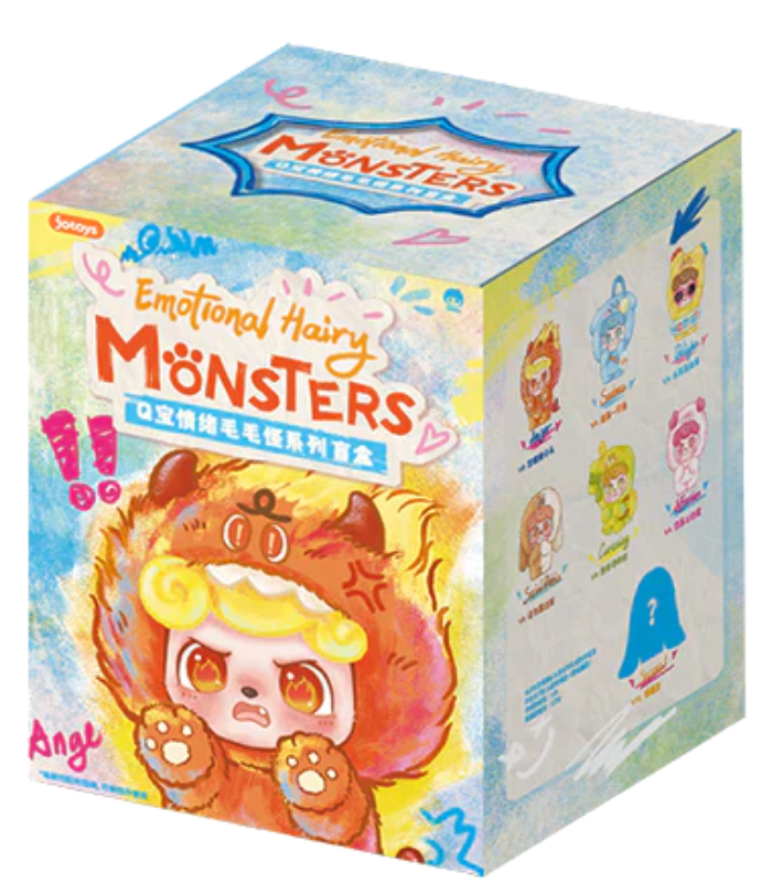 Q.Kid Emotional Hairy Monsters - Blind Box