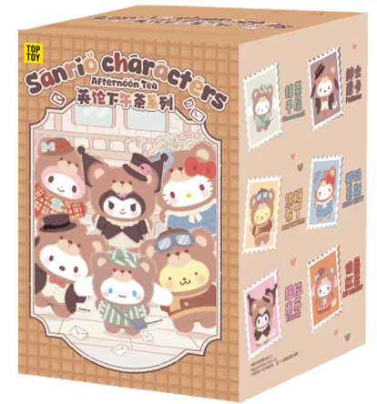Sanrio Afternoon Tea Series Vinyl Plush Keychains Blind Box